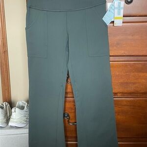 Zella Women's Green-Gray Flare Pants